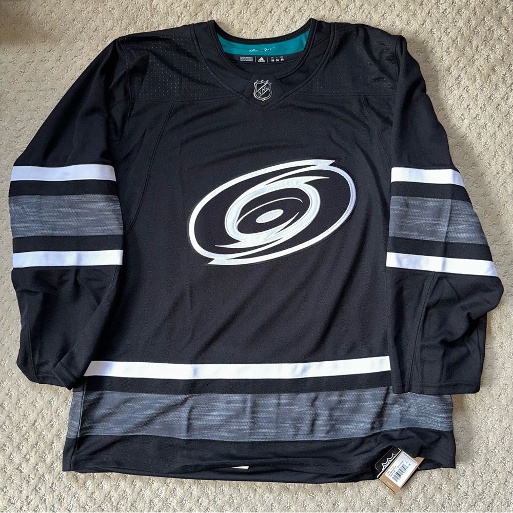 New Carolina Hurricanes Adidas Parley 2019 NHL All-Star Game Jersey Sz 56
